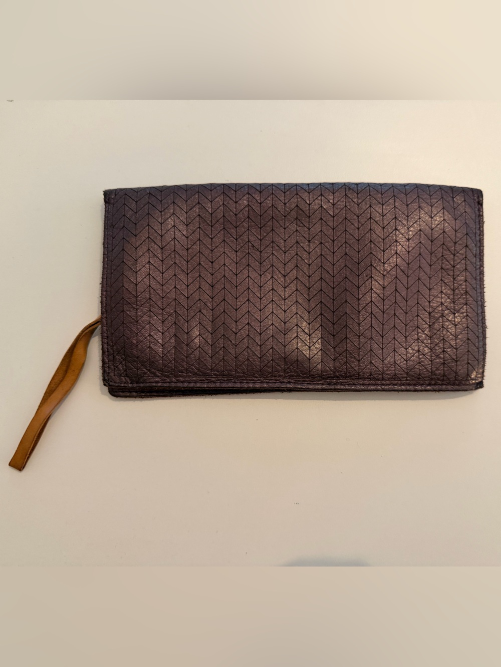 Molly M designs leather wristlet wallet